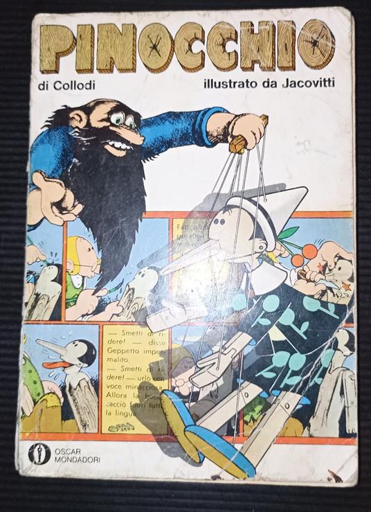 Pinocchio di Collodi illustrato da Jacovitti - Carlo Collodi - copertina