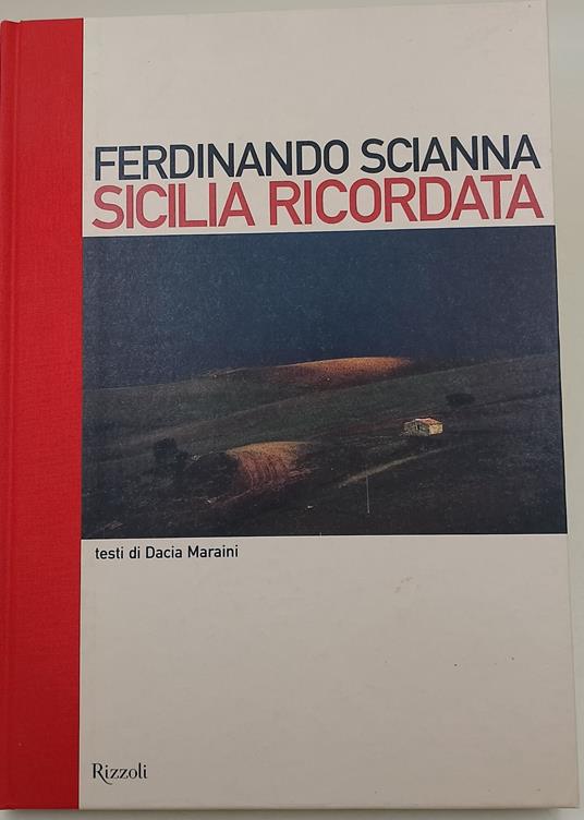 Sicilia ricordata - Ferdinando Scianna - copertina