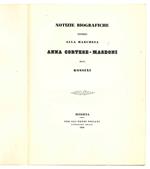 Notizie biografiche intorno alla marchesa Anna Cortese-Masdoni nata Rossini