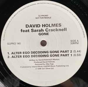 Gone - Vinile LP di David Holmes