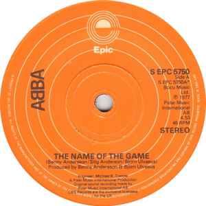 The Name Of The Game - Vinile 7'' di ABBA