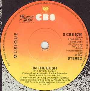 In The Bush - Vinile 7'' di Musique