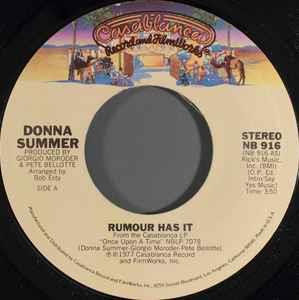 Rumour Has It - Vinile 7'' di Donna Summer
