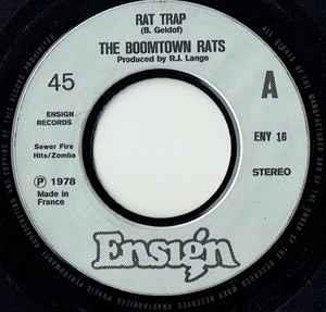 Rat Trap - Vinile 7'' di Boomtown Rats