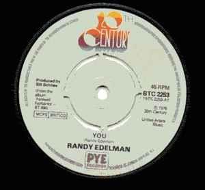 You - Vinile 7'' di Randy Edelman