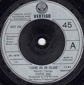 Living On An Island - Vinile 7'' di Status Quo