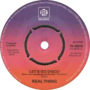 Let's Go Disco - Vinile 7'' di Real Thing