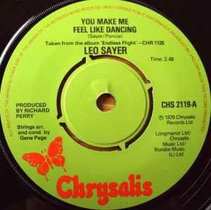 You Make Me Feel Like Dancing - Vinile 7'' di Leo Sayer