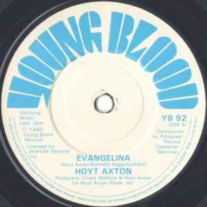 Evangelina / Hotel Ritz - Vinile 7'' di Hoyt Axton