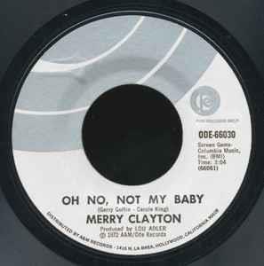 Suspicious Minds / Oh No, Not My Baby - Vinile 7'' di Merry Clayton