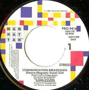 Communication Breakdown - Vinile 7'' di Doppelganger