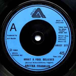 What A Fool Believes - Vinile 7'' di Aretha Franklin