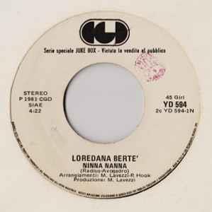 Ninna Nanna / Una Zebra A Pois - Vinile 7'' di Loredana Bertè,Ivan Cattaneo