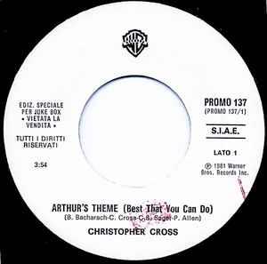 Arthur's Theme (Best That You Can Do) / Stop Draggin' My Heart Around - Vinile 7'' di Christopher Cross,Tom Petty,Stevie Nicks,Heartbreakers