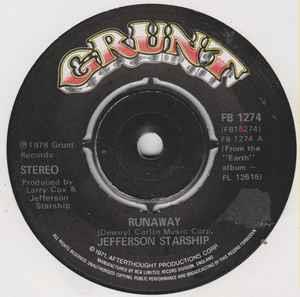 Runaway - Vinile 7'' di Jefferson Starship