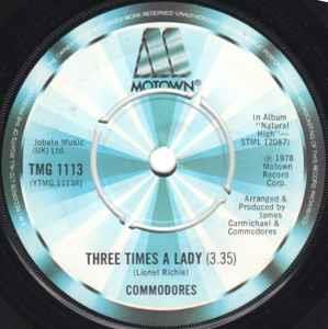 Three Times A Lady - Vinile 7'' di Commodores