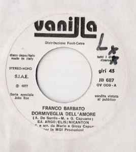 Franco Barbato / Expo: Dormiveglia Dell'Amore / Walkie - Talkie - Vinile 7''