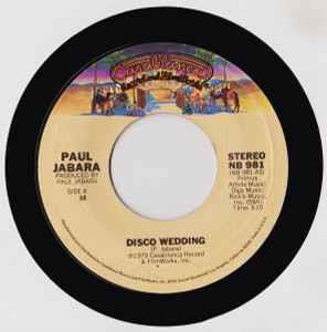 Disco Wedding - Vinile 7'' di Paul Jabara