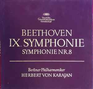 IX. Symphonie / Symphonie Nr. 8 - Vinile LP di Ludwig van Beethoven,Herbert Von Karajan,Berliner Philharmoniker