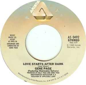 Love Starts After Dark - Vinile 7'' di Gene Page