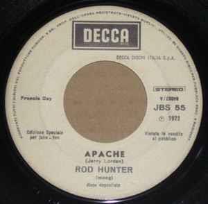 Rod Hunter / Peter Skellern: Apache / You're A Lady - Vinile 7''