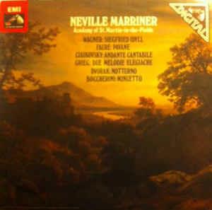 Neville Marriner Dirige Wagner, Fauré, Ciaikovsky, Grieg, Dvorák, Boccherini - Vinile LP di Neville Marriner,Academy of St. Martin in the Fields