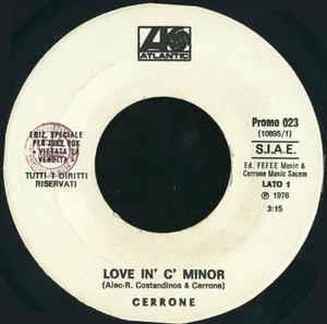 Cerrone / Ralf Nowy: Love In C Minor / Gazpacho - Vinile 7''