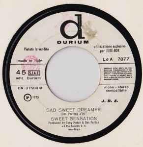 Sad Sweet Dreamer / Save Me - Vinile 7'' di Sweet Sensation