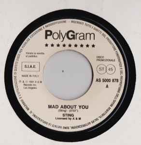 Mad About You / Touch Me All Night Long - Vinile 7'' di Sting