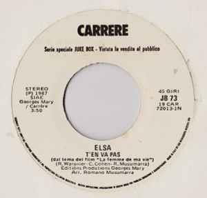 T'En Va Pas / Reet Petite (The Sweetest Girl In Town) - Vinile 7'' di Elsa