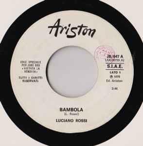 Luciano Rossi / Van McCoy: Bambola / Soul Cha Cha - Vinile 7''