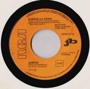 Sempre / Nun Je Dà Retta Roma - Vinile 7'' di Gabriella Ferri,Gigi Proietti