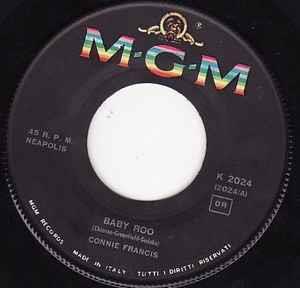 Baby Roo - Vinile 7'' di Connie Francis