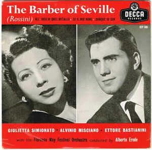 The Barber Of Seville - Vinile 7'' di Gioachino Rossini