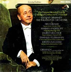 Five Treasured Recordings From The Heritage Of Greatness On RCA Red Seal - Vinile LP di Eugene Ormandy,Philadelphia Orchestra