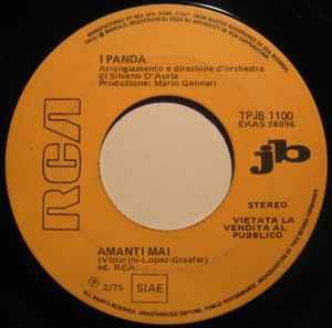 Amanti Mai / I Can't Leave You Alone - Vinile 7'' di Panda