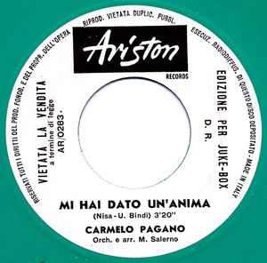 Carmelo Pagano / Mino Reitano: Mi Hai Dato Un Anima / Una Chitarra, Cento  Illusioni - Vinile | IBS