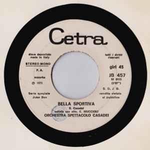 Bella Sportiva / L'Amor È Una Bugia - Vinile 7'' di Orchestra Spettacolo Casadei