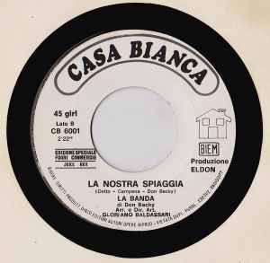 La Nostra Spiaggia / Frasi D'Amore - Vinile 7'' di La Banda