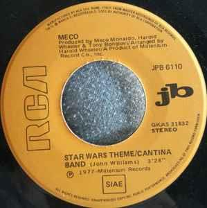 Meco Monardo / Bruce Foster: Star Wars Theme-Cantina Band / Platinum Heroes - Vinile 7''