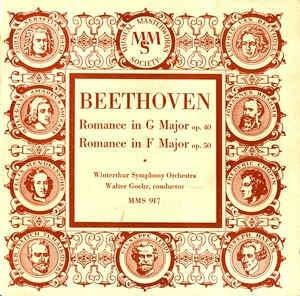 Romance In G Major, Op. 40 / Romance In F Major, Op. 50 - Vinile 7'' di Ludwig van Beethoven