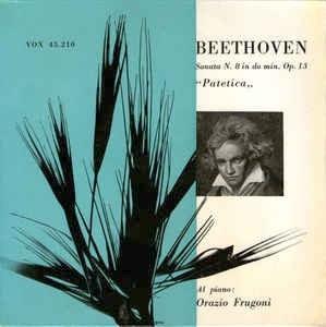 Sonata N. 8 In Do Min. Op. 13 "Patetica" - Vinile 7'' di Ludwig van Beethoven