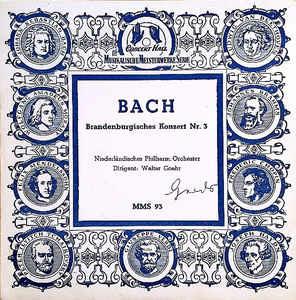 Brandenburgisches Konzert Nr. 3 - Vinile 7'' di Johann Sebastian Bach
