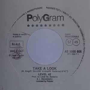 Take A Look / Not Just Another Girl - Vinile 7'' di Level 42