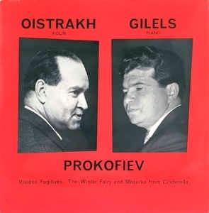 Visions Fugitives / The Winter Fairy / Mazurka From Cinderella - Vinile 7'' di Sergei Prokofiev,David Oistrakh,Emil Gilels