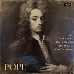 Max Adrian, Frank Duncan, George Rylands And Keith Michell: Alexander Pope - Vinile LP