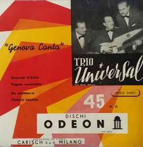 Genova Canta - Vinile 7'' di Trio Universal