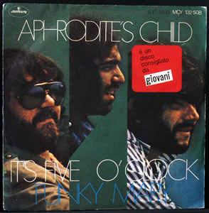 It's Five O'Clock / Funky Mary - Vinile 7'' di Aphrodite's Child