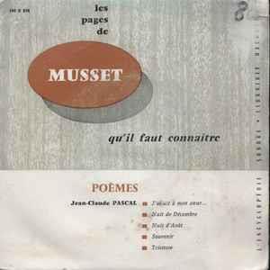 Alfred de Musset / Jean-Claude Pascal: Poèmes (I) - Vinile 7''