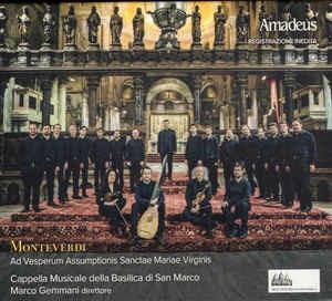 Ad Vesperum Assumptionis Sanctae Mariae Virginis - CD Audio di Claudio Monteverdi